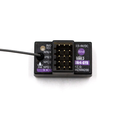Flysky Remote Control Noble NB4 Gyro Receiver 4CH Fr Flysky NB4 Noble Lite O7B0