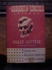 GREAT CAPTAIN by MORROW; ABRAHAM LINCOLN TRILOGY ; 3 HISTORICAL NOVELS  BCE