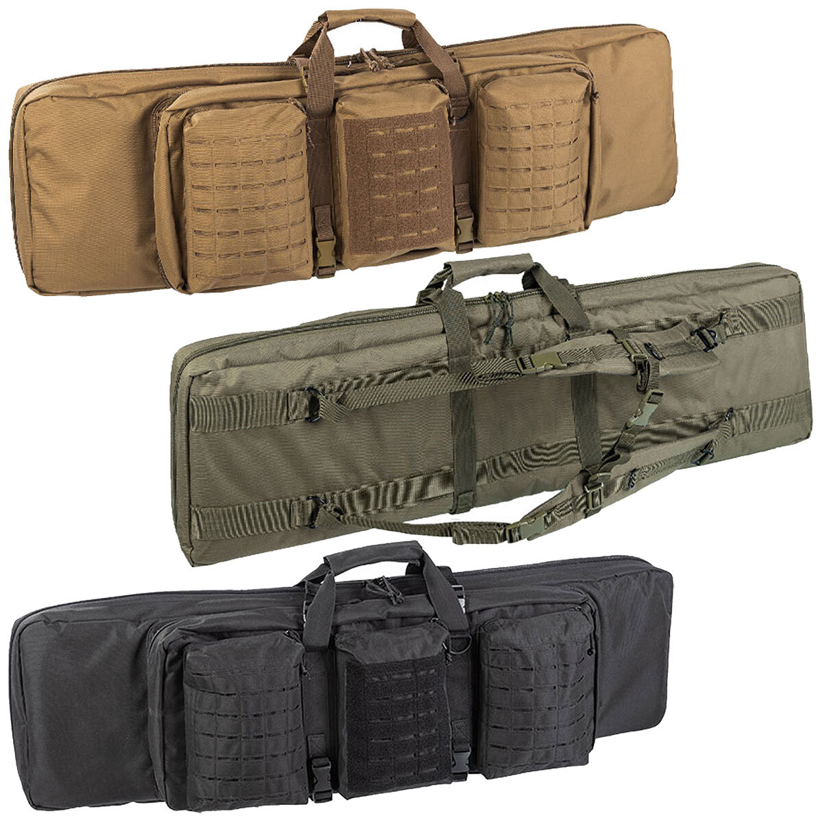 Mil-Tec Rifle Funda Doble Bolsa Armas de Estuche Escopeta Rifflebag