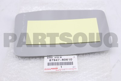 8794760610 Genuine Toyota MIRROR OUTER RR 87947-60610 | eBay