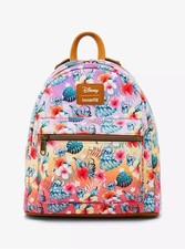 NWT Loungefly Disney Lilo And Stitch Tropical Flowers Mini Backpack