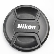Nikon - LC-67 - 67mm - Snap-On Black/Silver Plastic - Front Lens Cap