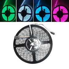 5M RGB SMD5050 LED Strip Light Seal Glue Waterproof IP68 for Fish Tank USA Ship