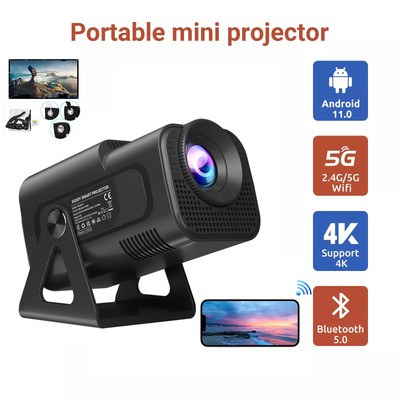 2024 NEW Beamer Projektor 4K UHD WiFi Bluetooth Android TV Heimkino Mini Tragbar