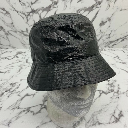 Men's Kangol Black Metal Bucket Hat 