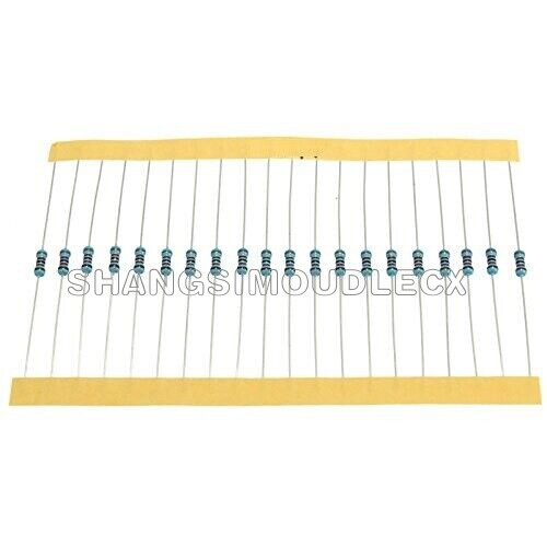 400/600PCS 30 Values 1/4W 1% Metal Film Resistors Resistance Assortment Kit - Picture 5 of 13