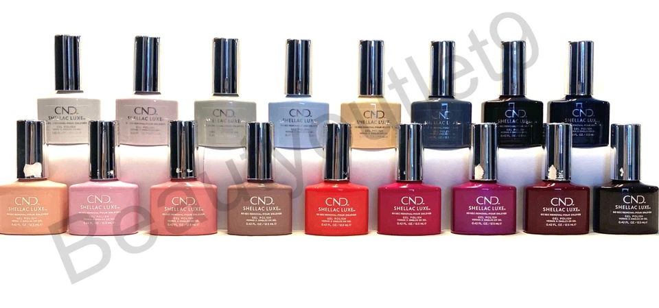 CND SHELLAC LUXE UV Gel Nail Polish 💖70+SHADES💖BOXED -12.5ml 💖