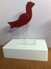 305Displays White 16W x 9D x 4H Art Sculpture Stand Acrylic Pedestal Display