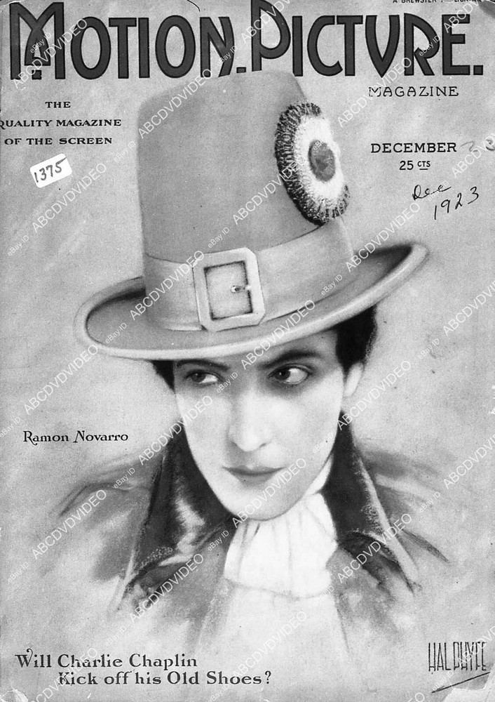 Vintage Ramon Novarro Motion Picture Magazine Cover 6509-010