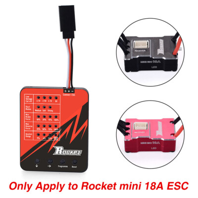 Program Card for Rocket Turbo TS160 Hobbywing XeRun EzRun QuicRun