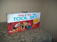 Handy Andy Tool Set Metal Box .It is Box No. 16 Box Only Great Collectible