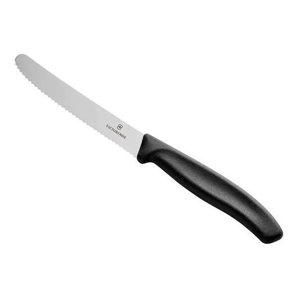With Black Handle