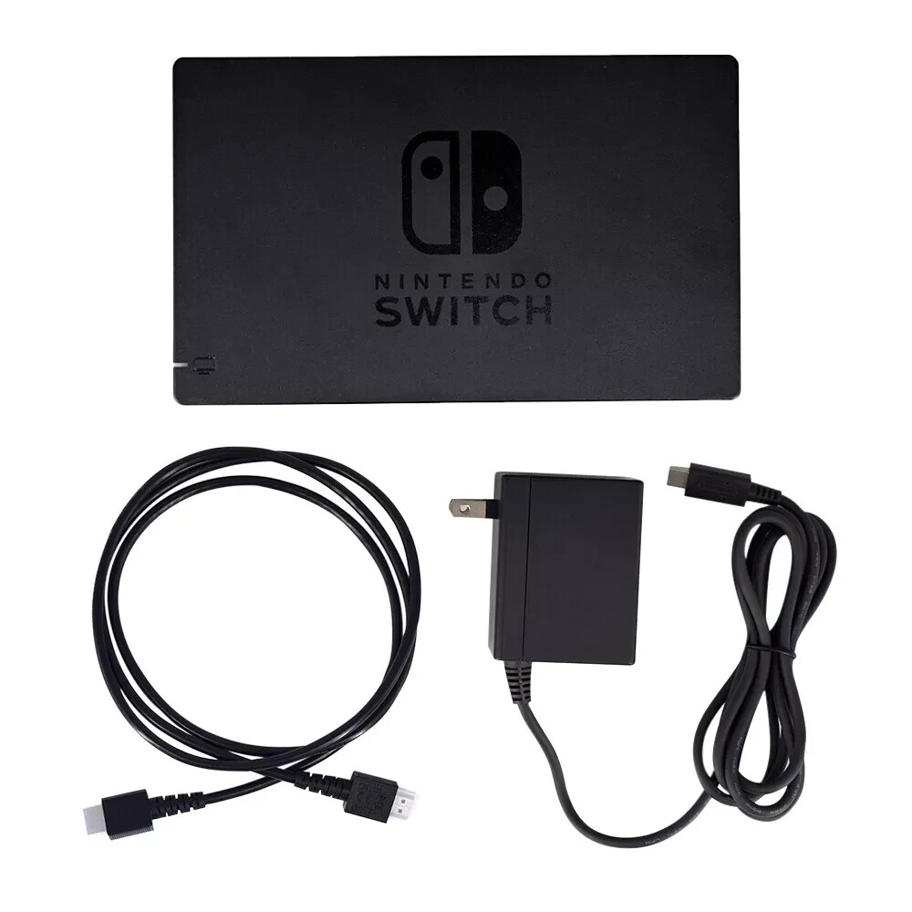 Nintendo Switch Charging Dock Stations Kit AC Adapter Power Cable