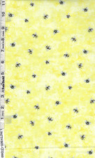 Lemon Bouquet Yellow Bees by Timeless Treasures bty