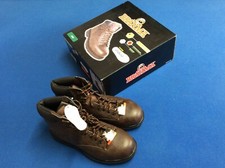 Brahma Raid work boots, steel toe, oil & slip resistant, padded collar, brown