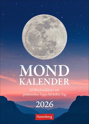 Harenberg Mondkalender 2026 Wochenkalender mit Tipps für jeden Tag 3310228