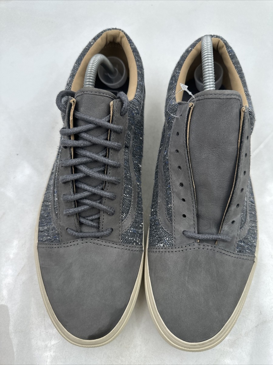 Vans Shoes Mens Sz 11 Old Skool Tweed Sneakers Gray