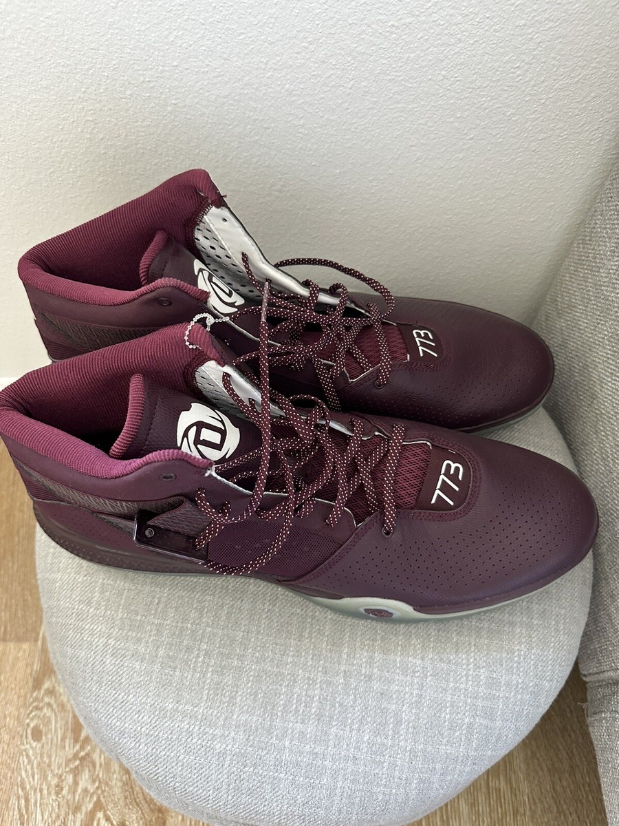 Size 20 Adidas D Rose 773 IV Maroon Men s Basketball Shoes Samples eBay