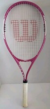 Wilson Triumph Adult Tennis Racquet Oversized Head Racket Grip 4 1/4 Pink Nice