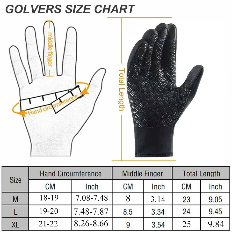 Warm Windproof Women's Gloves Women's Winter Touch Screen Gloves - Thermal Knitted Full Finger Gloves For Driving, Running, Cycling Ladies Gloves