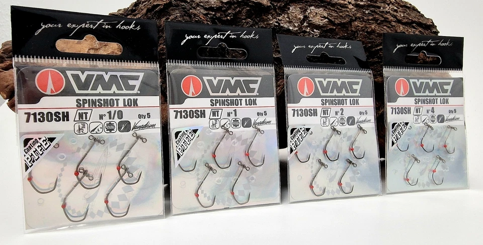 VMC Spinshot Lok 7130SH Gr. 4 2 1 1/0 für Drop Shot Rig Rotation Haken Hook NEW - Bild 1 von 1