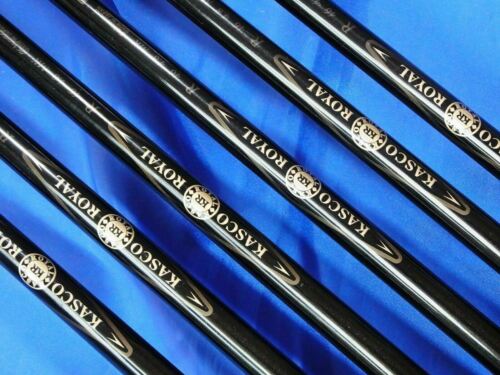 KASCO ROYAL JAPAN PREMIUM MODEL 7PC R-FLEX IRONS SET GOLF CLUBS 958 - Picture 3 of 4