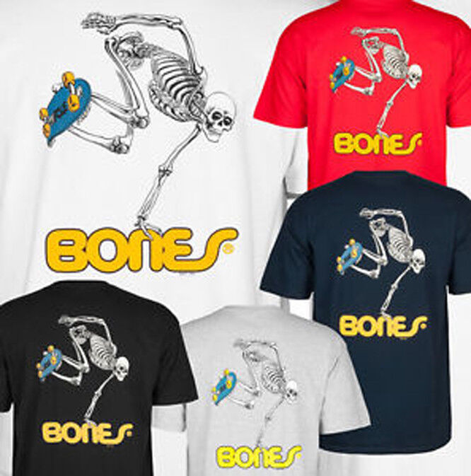 POWELL PERALTA Skateboard Skeleton Tee Shirt - BONES BRIGADE POWELL PERALTA Skateboard Skeleton Tee Shirt - BONES BRIGADE