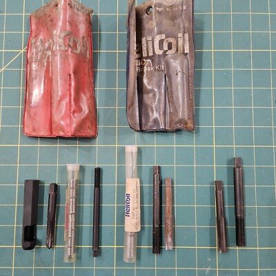 Heli Coil Thread Repair Kits Plus Tools 5/16-24, M10x1.5, 7/16-20
