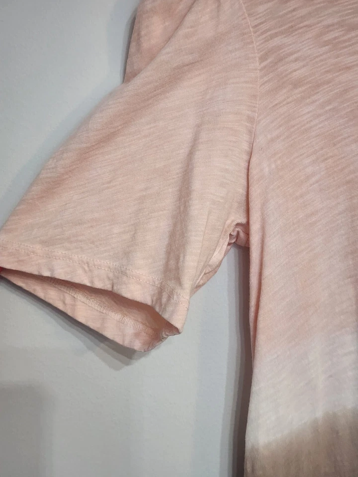 VERONICA BEARD Pima Cotton Tie Dye Short Sleeve Top Tri Color Size XS - Image 4 of 4