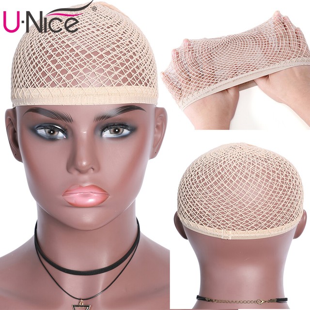 Beige Wig Caps Stretchable Elastic Net Weavings Cap Hair Mesh For Women US Stock eBay