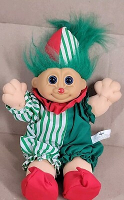 BO-BO THE RED NOSE CLOWN 9'' Russ Wee Troll Kidz Doll NEW WITHOUT HANG TAG