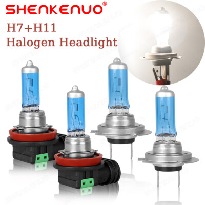 For Saab 9-3X 2010-2011 4x Halogen Headlight High Low Beam Bulbs Kit Warm White