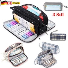 Große Kapazität Federmäppchen  Tasche Federmappe Jungen und Mädchen Fach Schüler