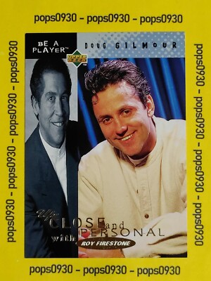 Doug Gilmour, Toronto, 1995, Be a Player, Up Close & Personal,  #UC-10