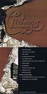 Chicago ''X'' 1976! Digital remastered + 2 Bonustracks! Rhino-Qualität! Neue CD!