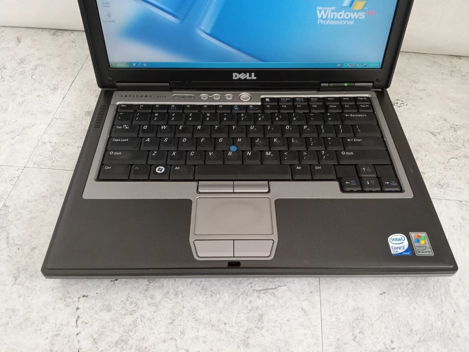 Dell D620 14" Laptop Intel Core Duo 2GB RAM 160GB HDD XP RS232 * READ * -RR - Image 2 of 4