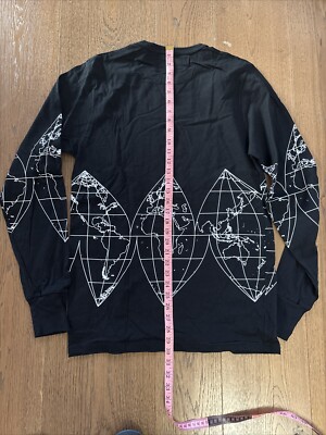 Off White Map Around Temperature ロンt Off White Map Around Temperature Long Sleeve Tee Size Small | eBay