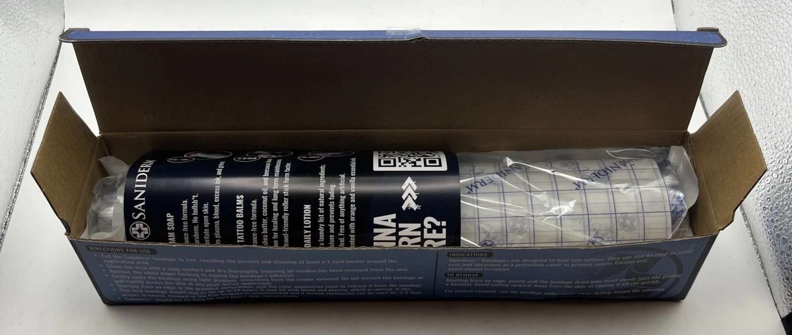 Saniderm Original Tattoo Aftercare Bandage – Personal Roll 10.2” x 2 yd – New image 4