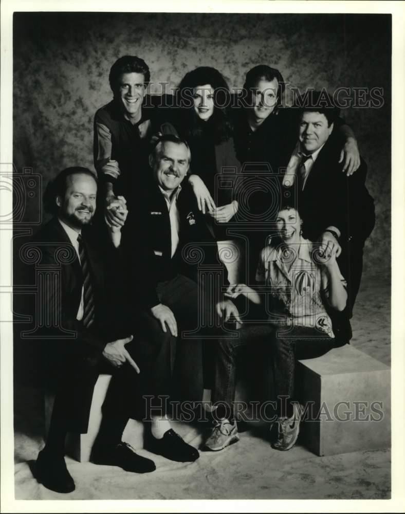 1993 Press Photo Cast Actors in Television's 