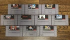 Lot Of 10 Super Nintendo SNES Games Lot A