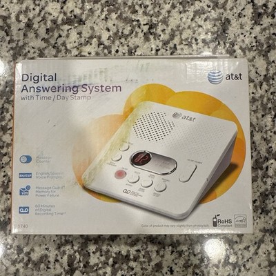 AT&T 1740 Digital Answering Machine System 60 Minutes Remote Access Telephone
