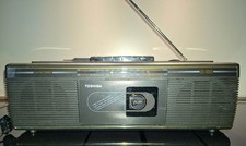 Toshiba Stereo Radio Cassette Recorder RT 8018 Vintage f. Bastler