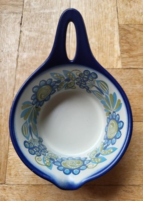 VINTAGE FIGGJO FLAMEWARE NORWAY VULCANUS KLEINE SCHÜTTPFANNE - DEKOR: TOR VIKING