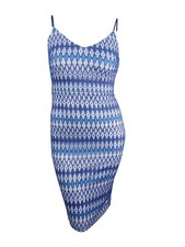 Guess Women's Lace Slip Dress (14, Blue) 888807727852