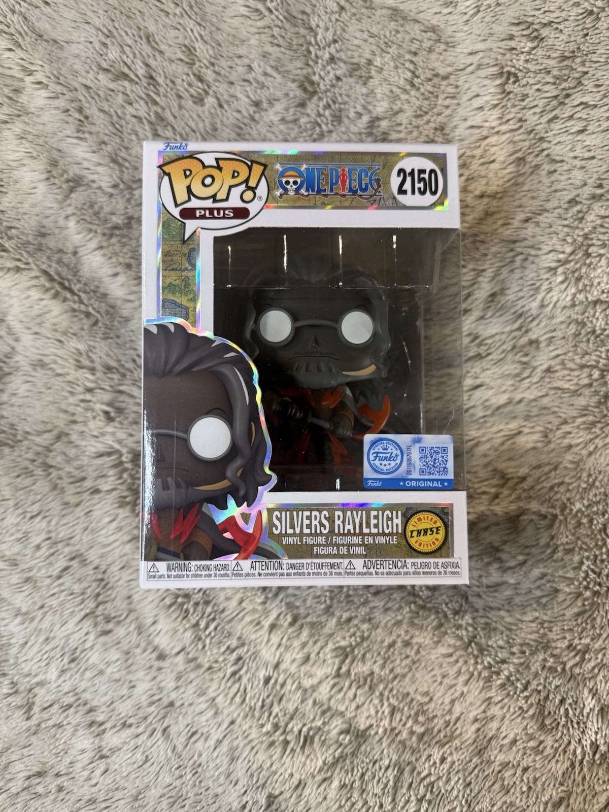 Funko Pop One Piece - Silvers Rayleigh #2150 - Limited Chase READY TO SHIP