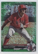 2017 Bowman Retail Green Shimmer Refractor 77/99 David Fletcher #BCP113 0c6