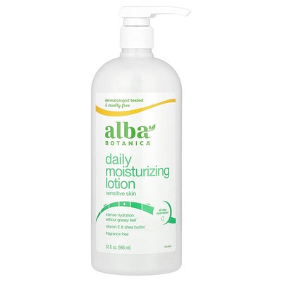 Daily Moisturizing Lotion, Sensitive Skin, Fragrance Free, 32 fl oz (946 ml)