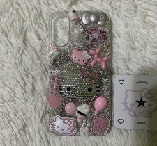 Handmade iPhone 16 Junk Case Bling Hello Kitty Girly Kawaii Luxury Y2K