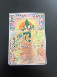 Pokemon TCG Black Bolt Simisage 090/086 Illustration Rare NM