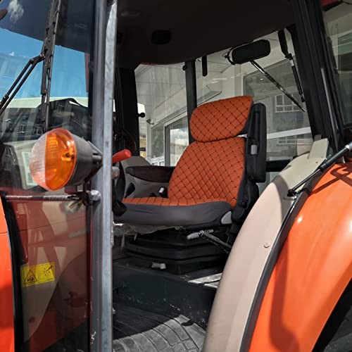 Cubierta de asiento de tractor de alta resistencia con reposacabezas, cubierta de asiento de carretilla elevadora, cubierta de asiento - Imagen 7 de 7